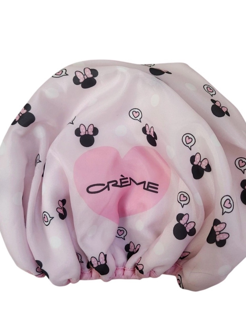 Disney Minnie Mouse Pink Polka Dot Luxury Shower Cap